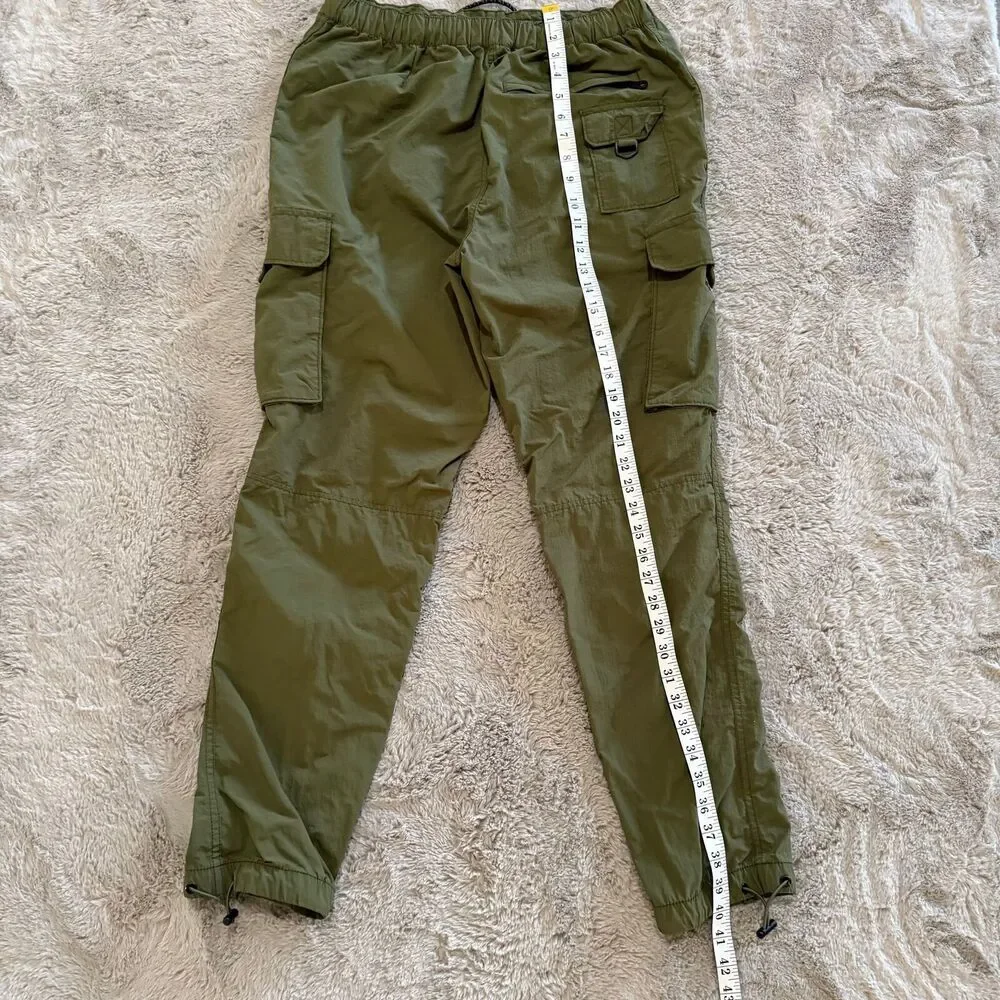 LCKR Olive Green Cargo Jogger Women’s Pants‎ Size L Outdoor Pockets
